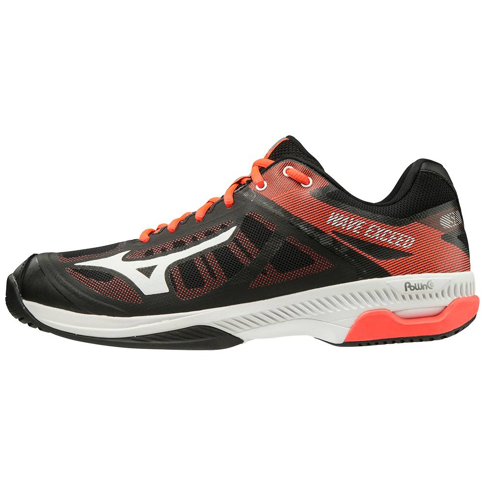 Zapatos De Tenis Mizuno Hombre Rebajas Mizuno Wave Exceed SL AC Negros Blancos Mizuno Mexico